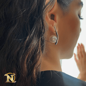 گوشواره مرواریدی استیل کد 0103