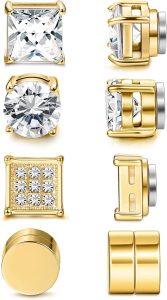 گوشواره استیل مغناطیسی رنگ ثابت