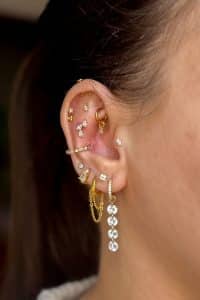 پیرسینگ نرمه گوش