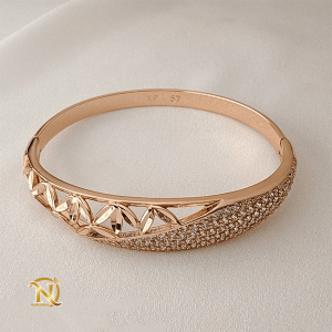 دستبند النگویی ژوپینگ طرح طلا