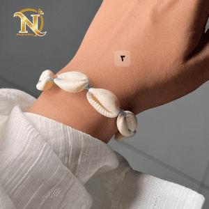 دستبند صدفی دخترانه کد 0154
